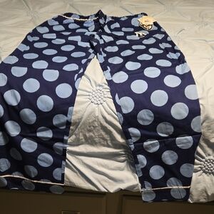 Blue Polka Dot Pajama Pants